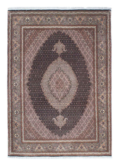 Täbriz Teppich 152x209cm - Perserteppich - hellbraun