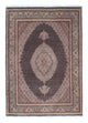 Täbriz Teppich 152x209cm - Perserteppich - hellbraun