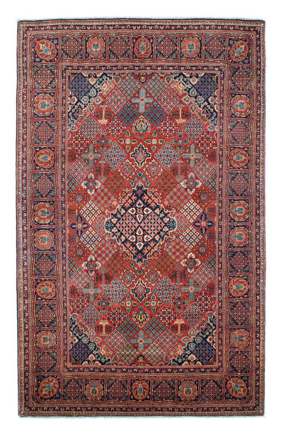 Keshan Teppich 130x207cm - Perserteppich - braun