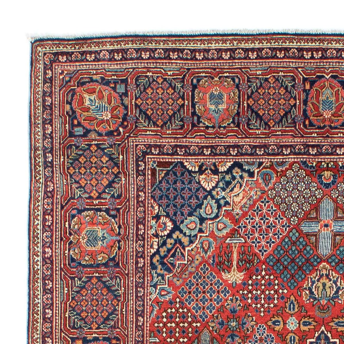 Keshan Teppich 130x207cm - Perserteppich - braun