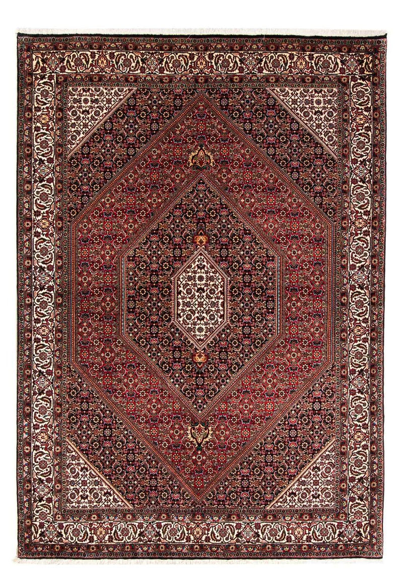 Bidjar Teppich 168x232cm - Perserteppich - dunkelrot