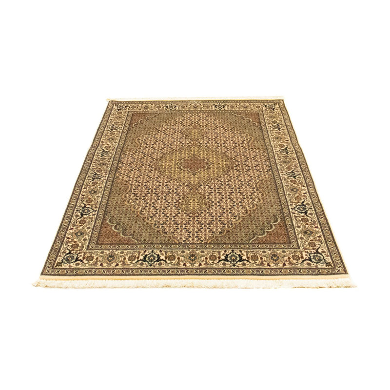 Täbriz - 50 Raj Teppich 104x156cm - Perserteppich - hellbraun