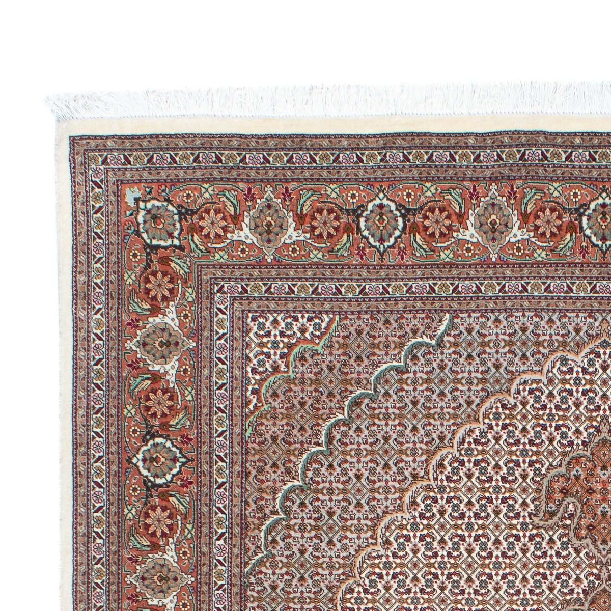 Täbriz Teppich 153x203cm - Perserteppich - beige