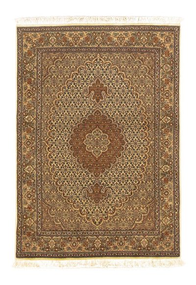 Täbriz - 50 Raj Teppich 103x147cm - Perserteppich - beige