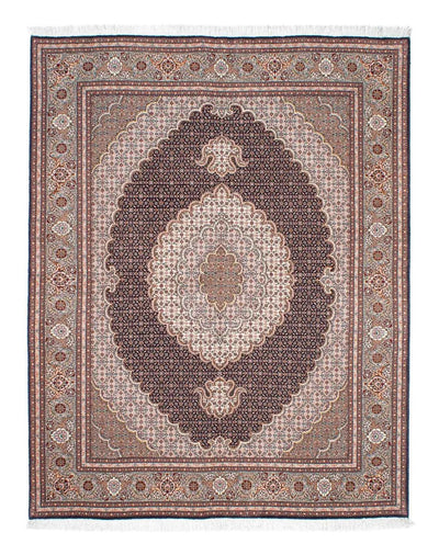 Täbriz Teppich 150x187cm - Perserteppich - hellbraun