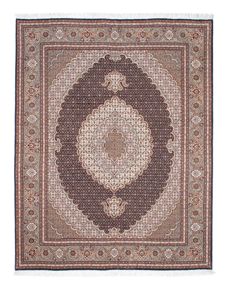 Täbriz Teppich 150x187cm - Perserteppich - hellbraun