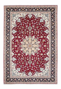 Täbriz - 50 Raj Teppich 203x302cm - Perserteppich - dunkelrot – product image