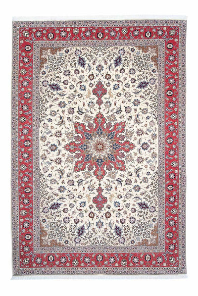 Täbriz - 50 Raj Teppich 207x310cm - Perserteppich - beige