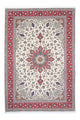 Täbriz - 50 Raj Teppich 207x310cm - Perserteppich - beige