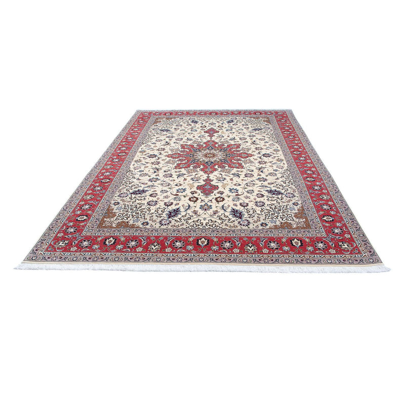 Täbriz - 50 Raj Teppich 207x310cm - Perserteppich - beige
