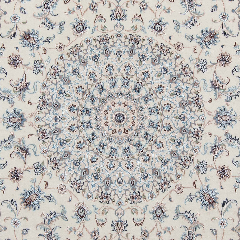 Nain - 9La Teppich 203x304cm - Perserteppich - silber
