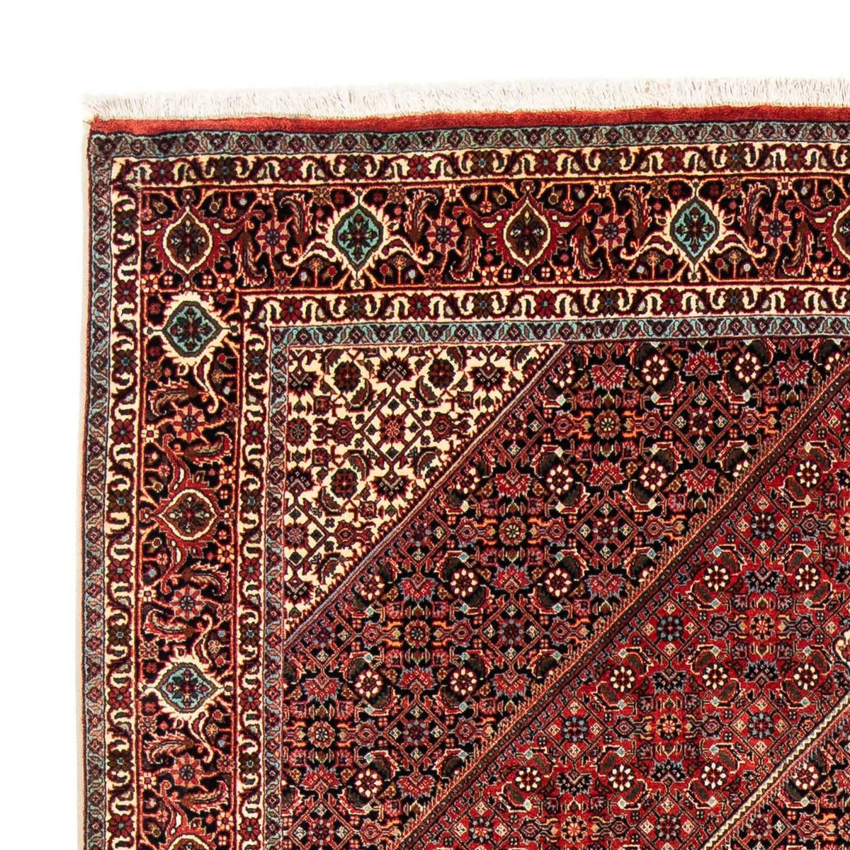 Bidjar Teppich 169x233cm - Perserteppich - dunkelrot