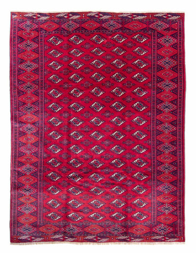 Turkaman Teppich 228x300cm - Orientteppich - dunkelrot