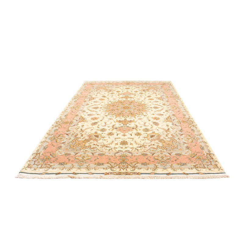 Täbriz - 50 Raj Teppich 202x306cm - Perserteppich - beige