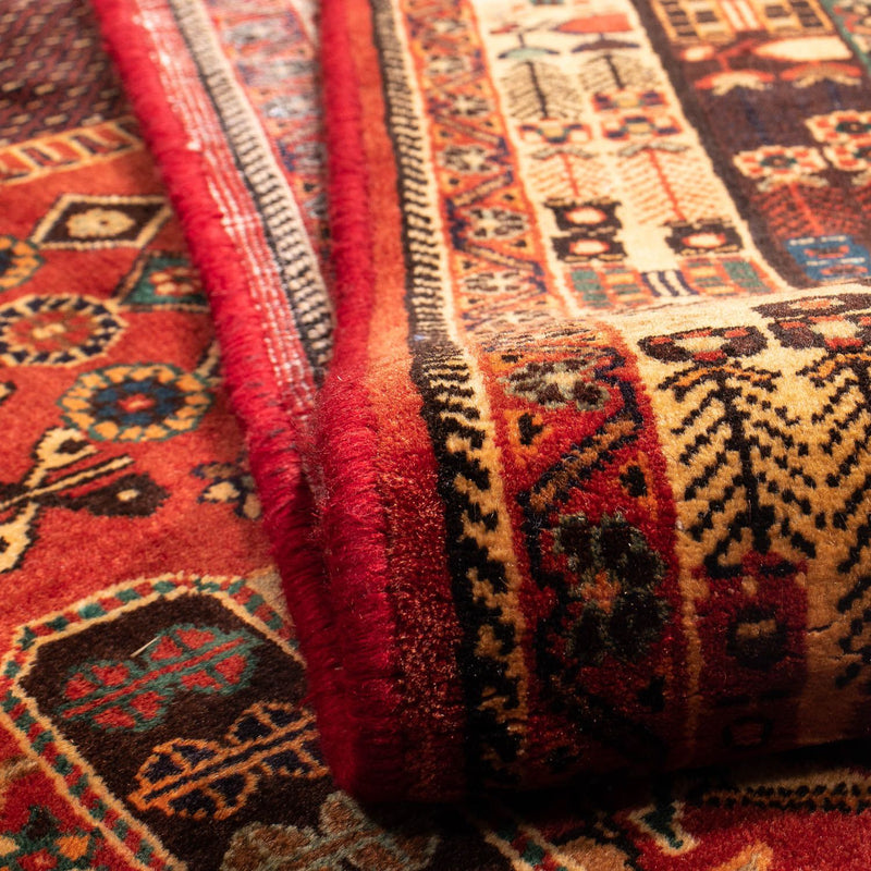 Shiraz Teppich 196x291cm - Perserteppich - dunkelrot