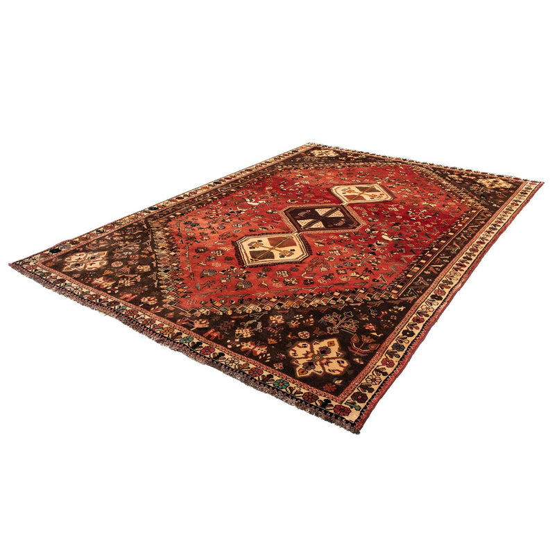 Ghashghai Teppich 206x304cm - Perserteppich - dunkelrot