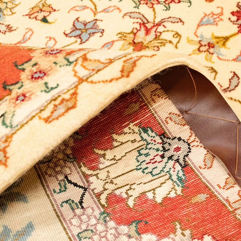 Täbriz - 50 Raj Teppich 100x152cm - Perserteppich - beige