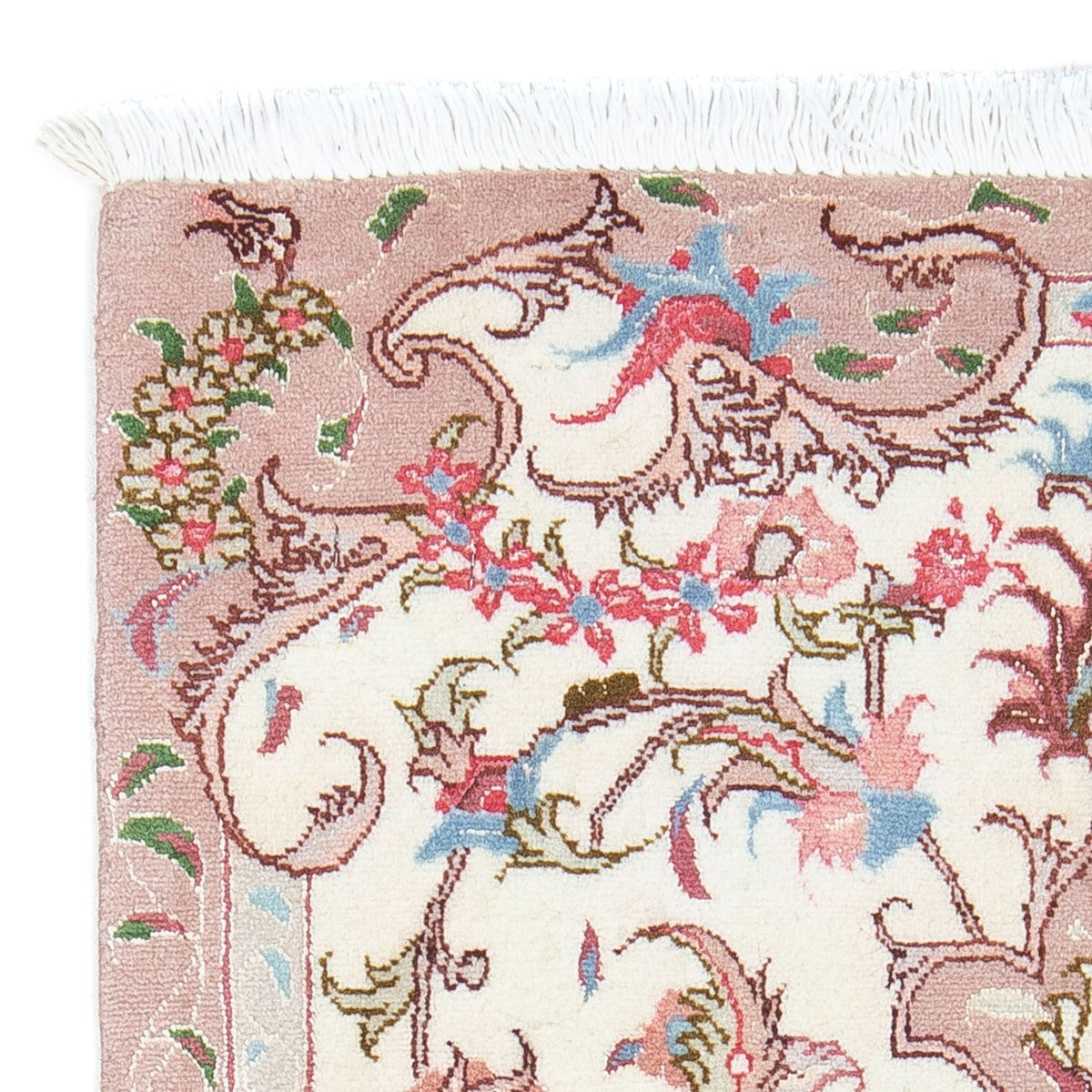 Täbriz - 50 Raj Teppich 60x89cm - Perserteppich - beige