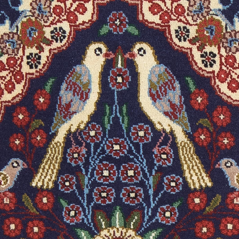 Sarough Teppich 60x84cm - Perserteppich - dunkelblau