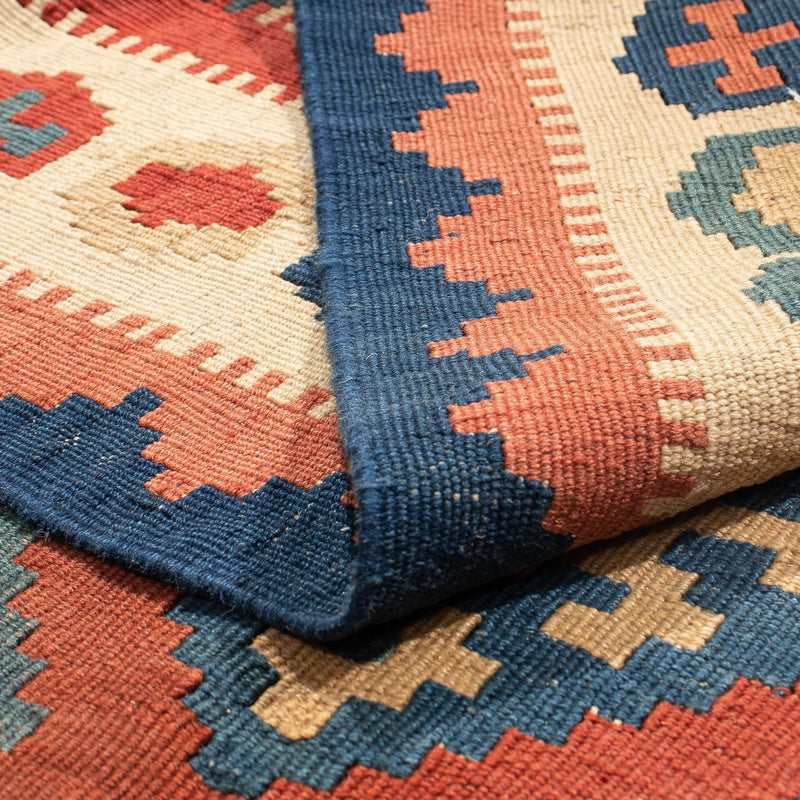 Kelim Fars Teppich 97x150cm - rot