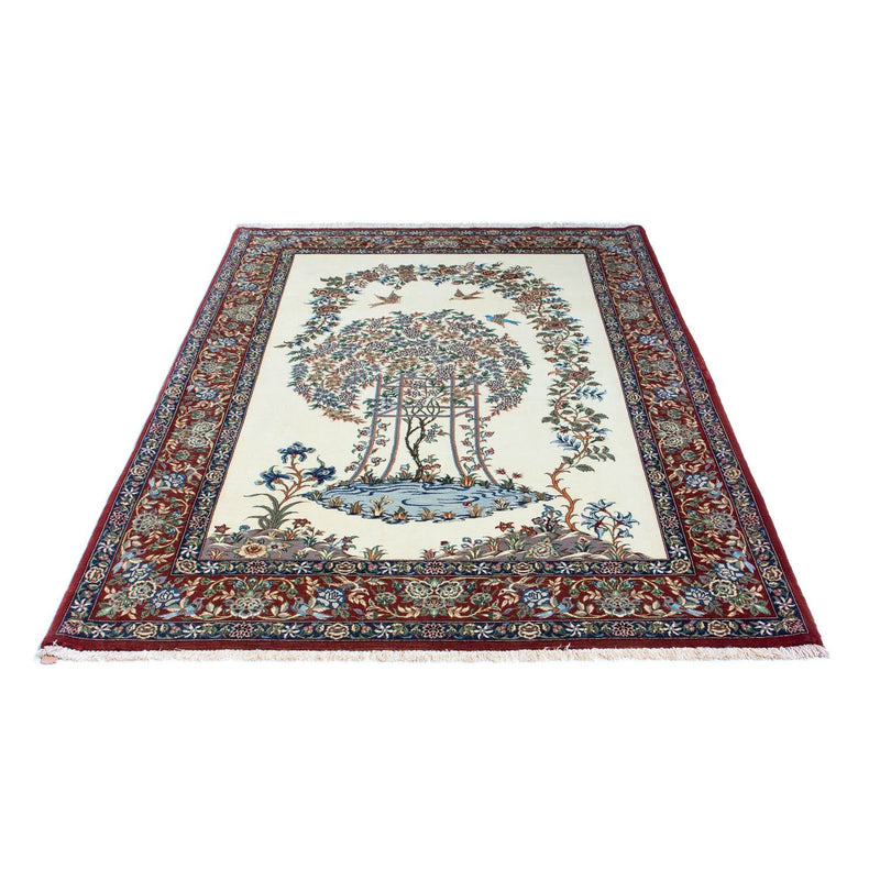 Ghom Teppich 135x202cm - Perserteppich - beige