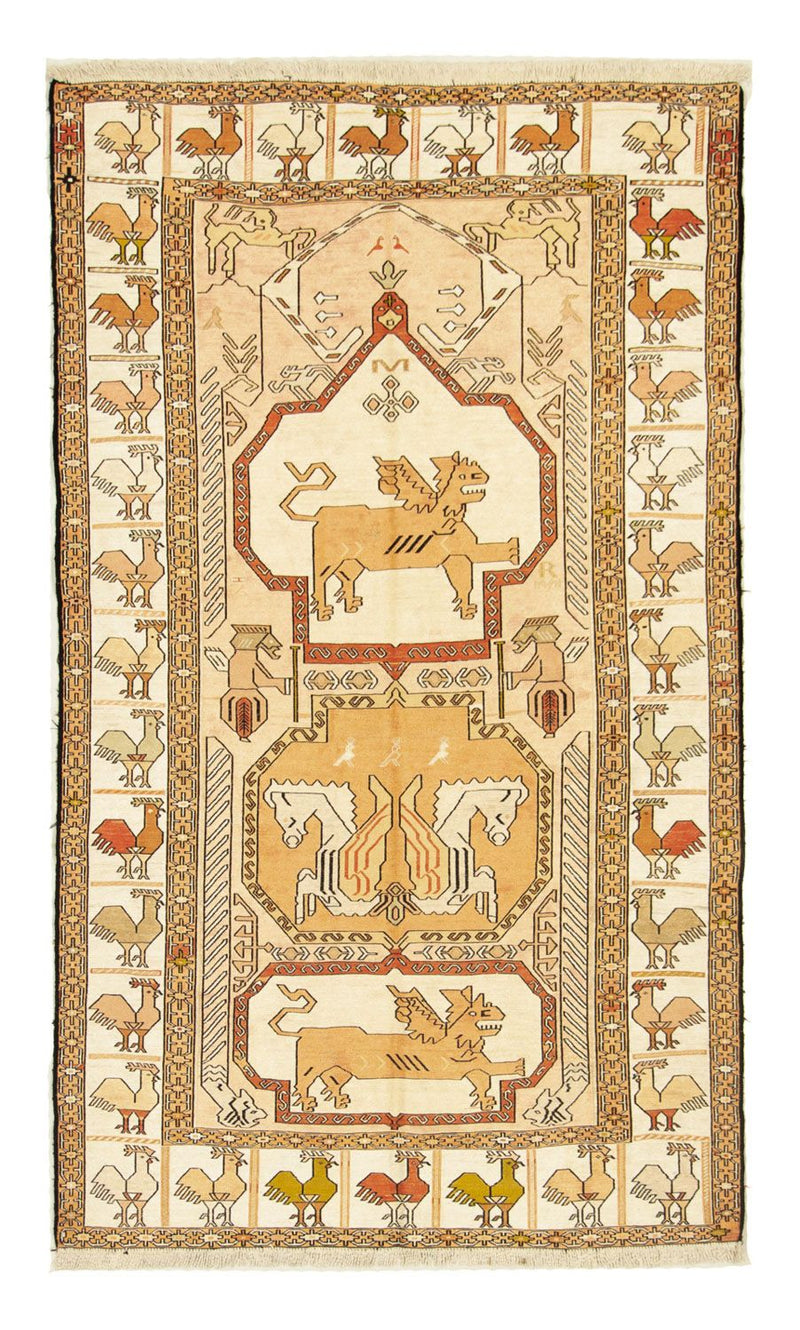 Täbriz Teppich 119x200cm - Perserteppich - beige