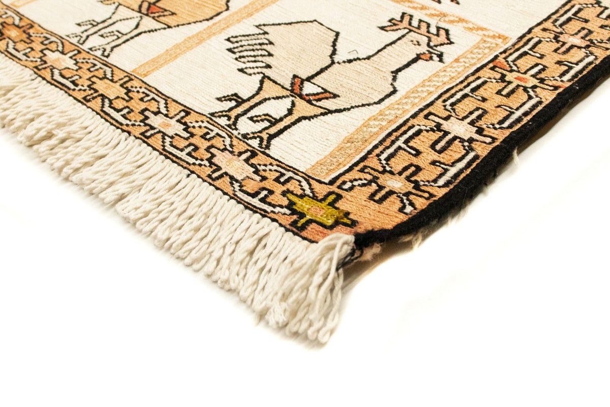 Täbriz Teppich 119x200cm - Perserteppich - beige