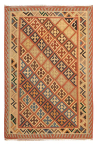 Kelim Fars Teppich 154x207cm - mehrfarbig – product image