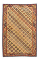 Kelim Fars Teppich 136x205cm - mehrfarbig