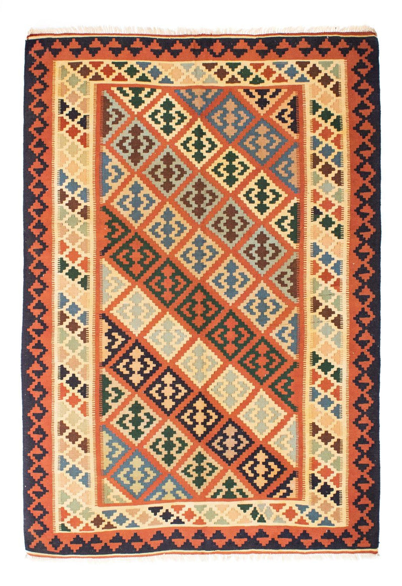 Kelim Fars Teppich 157x208cm - rost