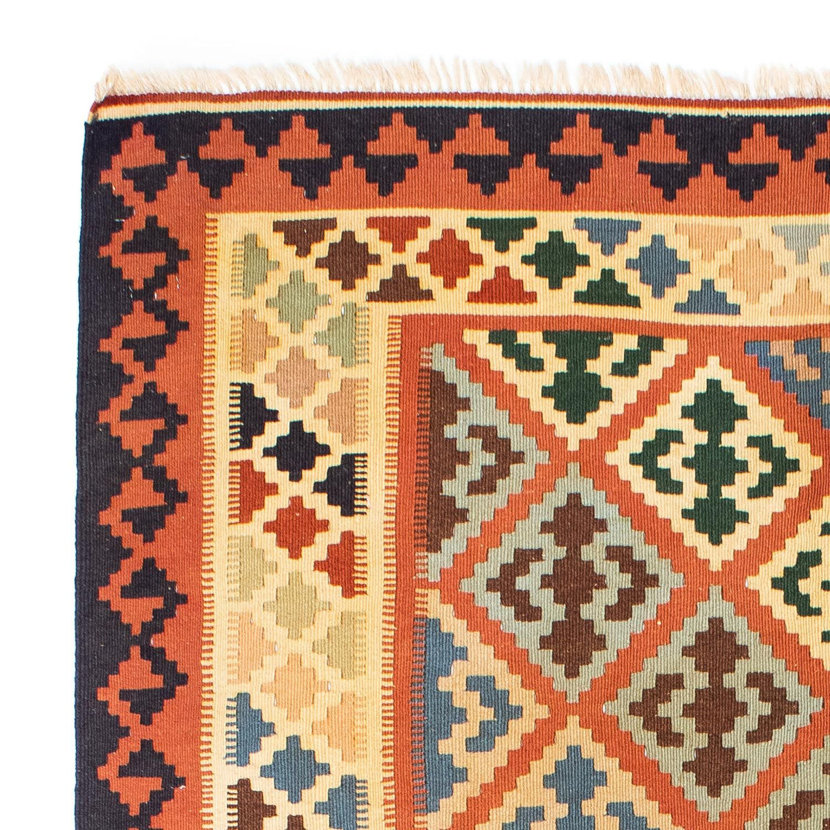 Kelim Fars Teppich 157x208cm - rost