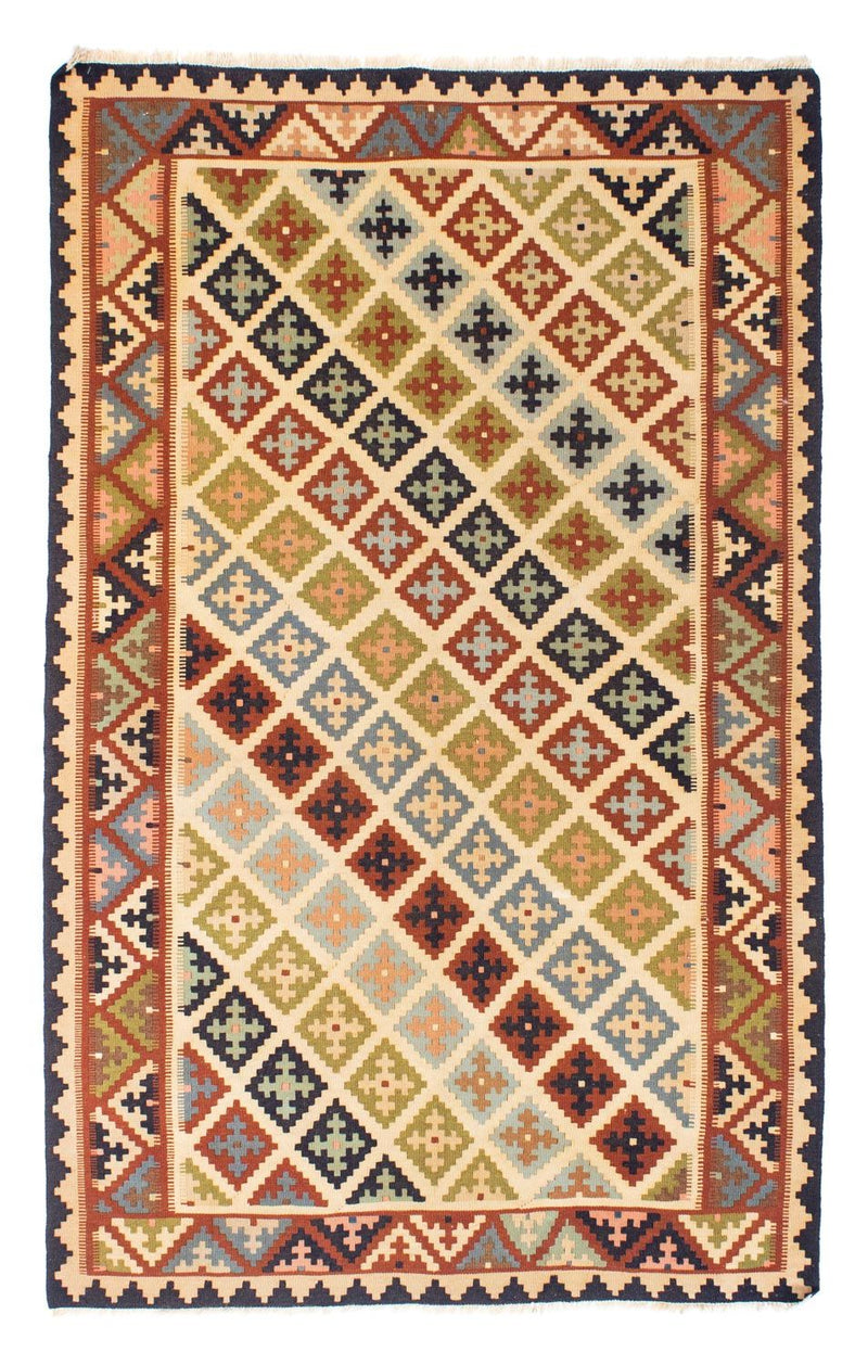 Kelim Fars Teppich 129x204cm - beige
