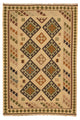 Kelim Fars Teppich 135x198cm - hellbraun