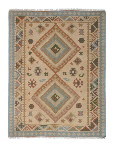 Kelim Fars Teppich 152x187cm - hellbraun