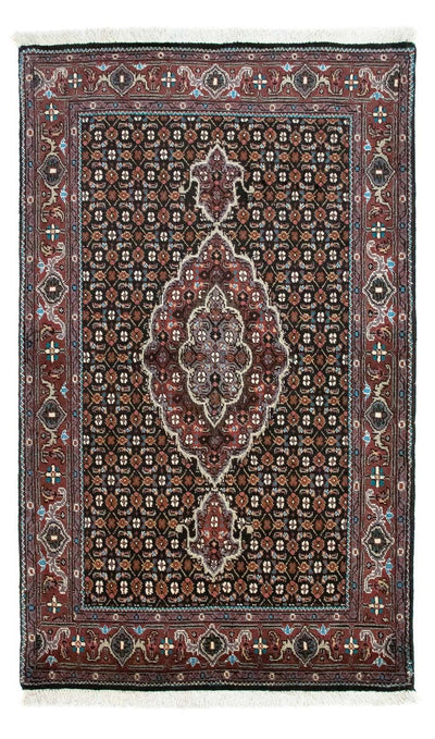 Täbriz Teppich 75x127cm - Perserteppich - dunkelblau