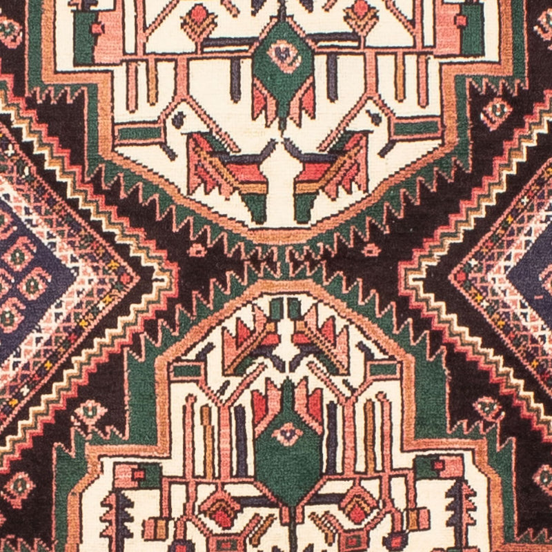 Afshar Sirjan Teppich 133x199cm - Perserteppich - hellrot