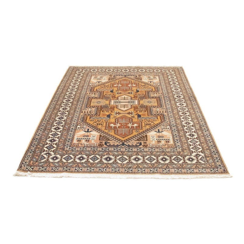 Ardebil Teppich 144x197cm - Perserteppich - hellbraun