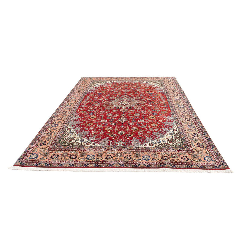 Täbriz - 50 Raj Teppich 205x307cm - Perserteppich - dunkelrot