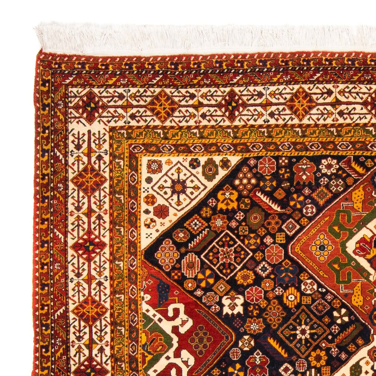 Ghashghai Teppich 201x208cm - Perserteppich - dunkelblau