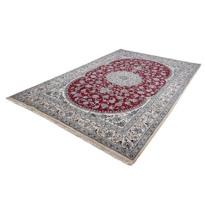 Nain Teppich 190x297cm - Perserteppich - dunkelrot