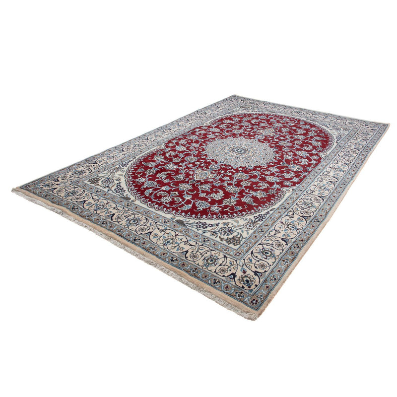 Nain Teppich 190x297cm - Perserteppich - dunkelrot