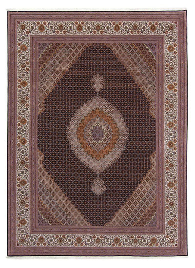 Täbriz Teppich 255x340cm - Perserteppich - dunkelbraun