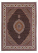 Täbriz Teppich 255x340cm - Perserteppich - dunkelbraun