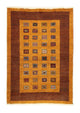 Loribaft Teppich Perser 102x150cm - Orientteppich - gold