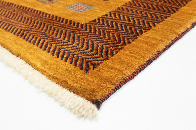 Loribaft Teppich Perser 102x150cm - Orientteppich - gold