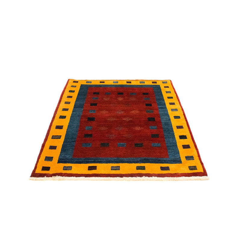 Loribaft Teppich Perser 112x145cm - Orientteppich - dunkelrot