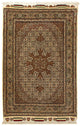 Täbriz - 50 Raj Teppich 80x124cm - Perserteppich - beige