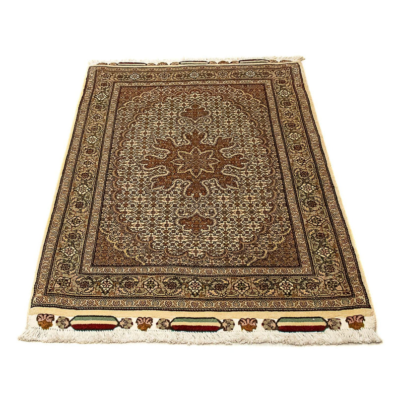 Täbriz - 50 Raj Teppich 80x124cm - Perserteppich - beige