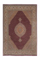 Täbriz Teppich 200x300cm - Perserteppich - dunkelrot