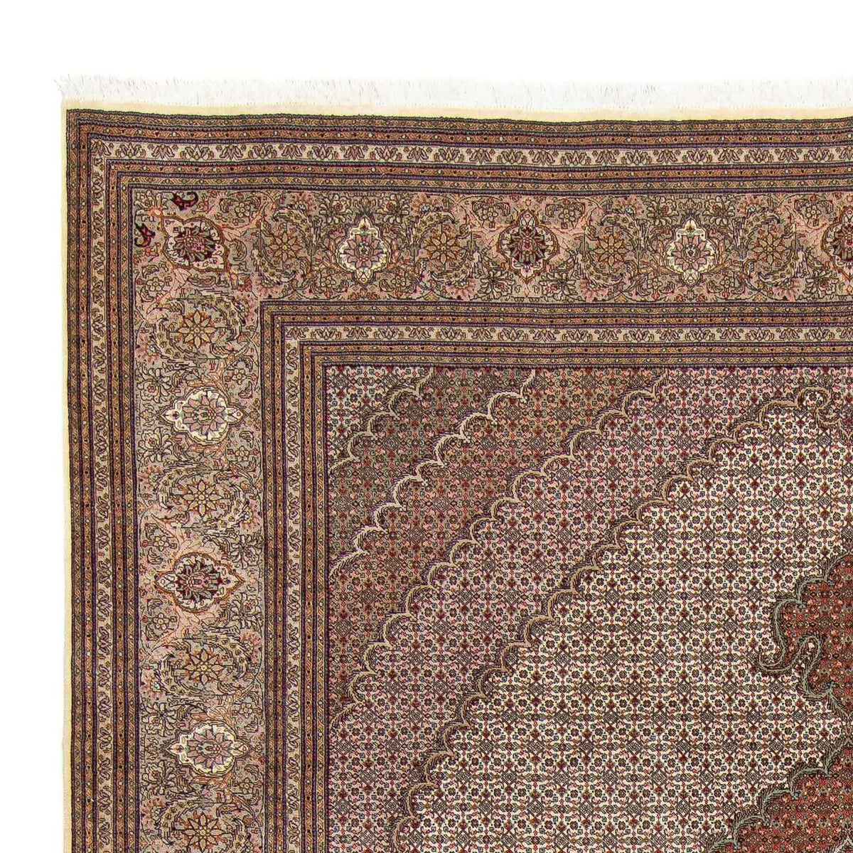 Täbriz - 50 Raj Teppich 255x334cm - Perserteppich - mehrfarbig